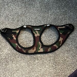 Camo Double-Dog Harness - Green/Brown